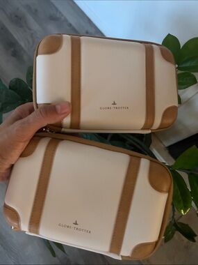 Two!!!, Cream and Tan Travel Organizer Pouch